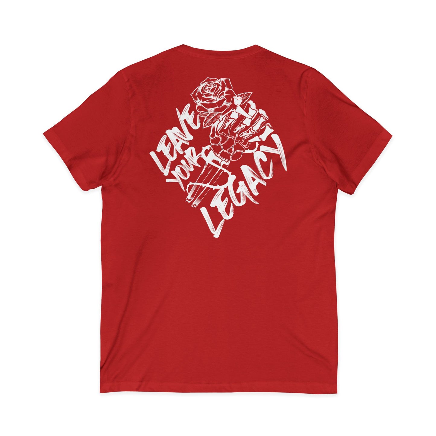 Men's 'Skull Hand' V-Neck T-Shirt