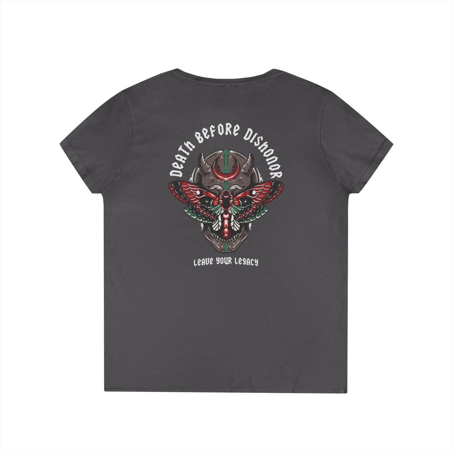 Women's 'Death Before Dishonor' V-Neck T-Shirt