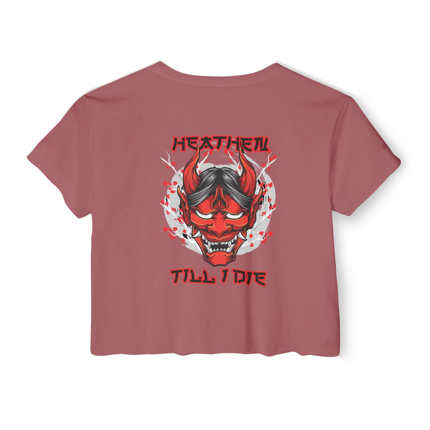 Women's 'Heathen' Crop Top