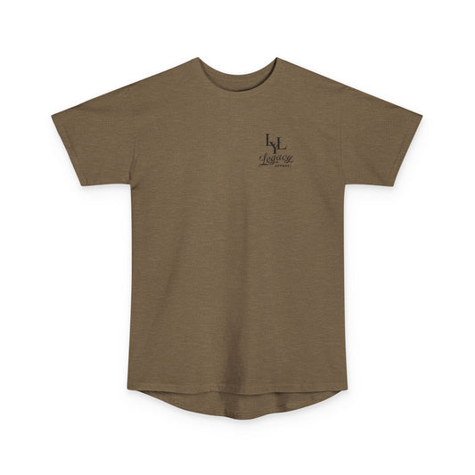 Men's 'Distorted Skull' Super Long Body Tee