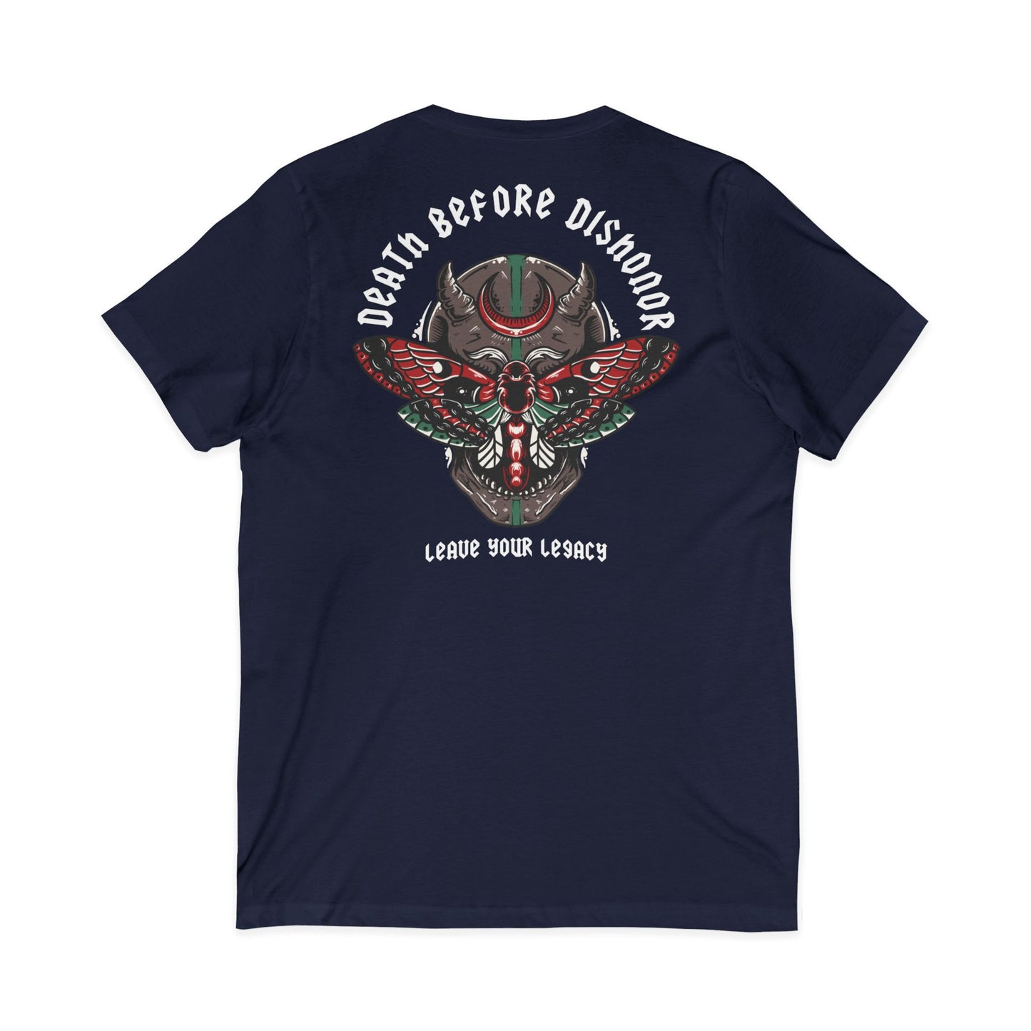Men's 'Death Before Dishonor' V-Neck T-Shirt