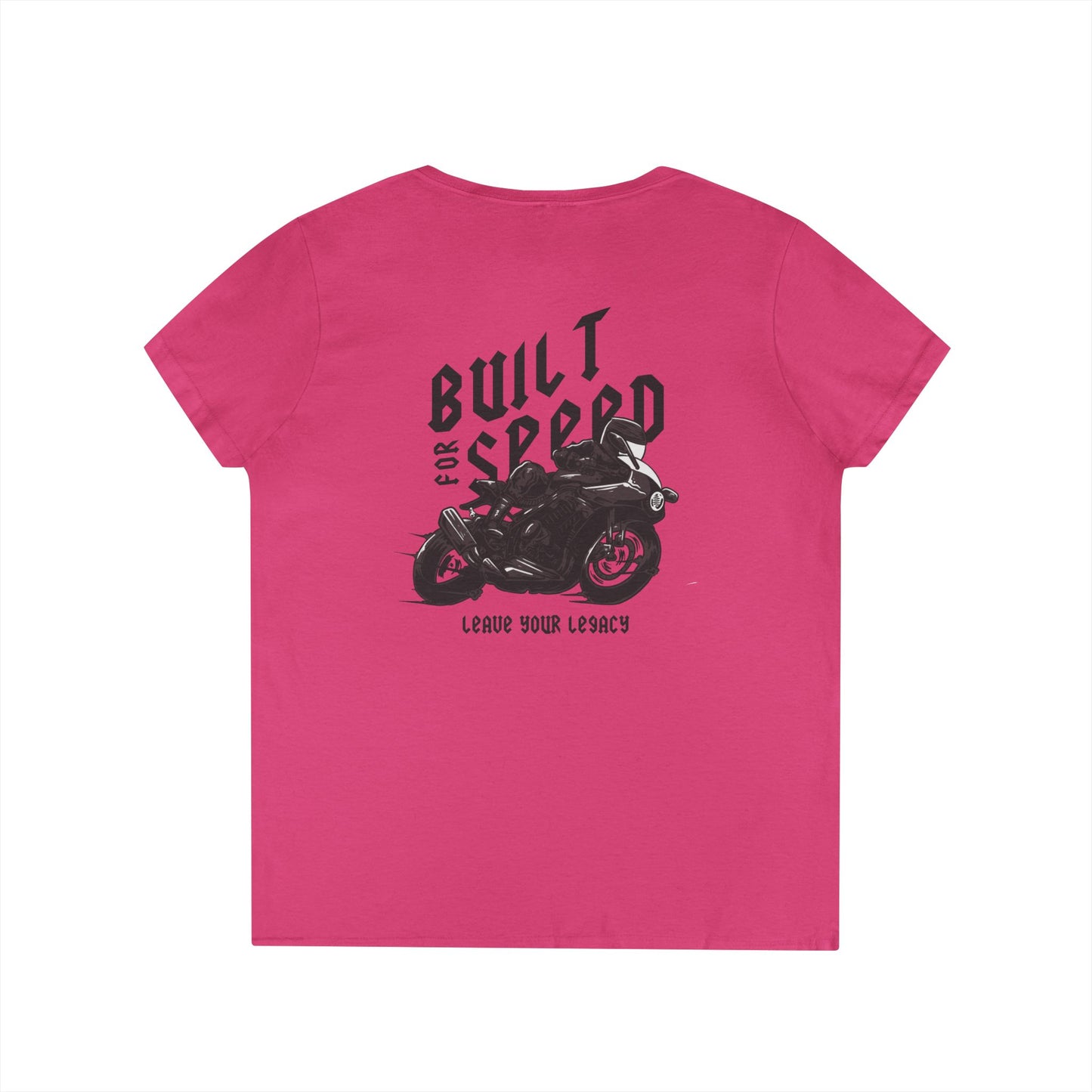Women's 'Built For Speed' V-Neck T-Shirt