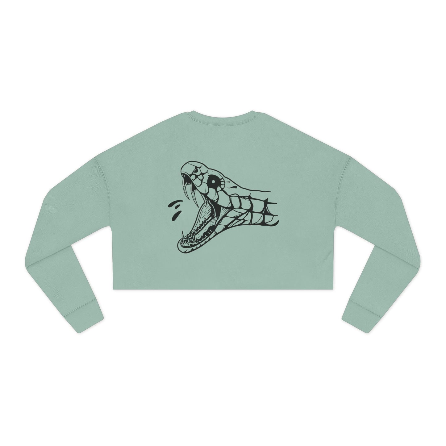 Women's 'Snake Head' Cropped Sweatshirt