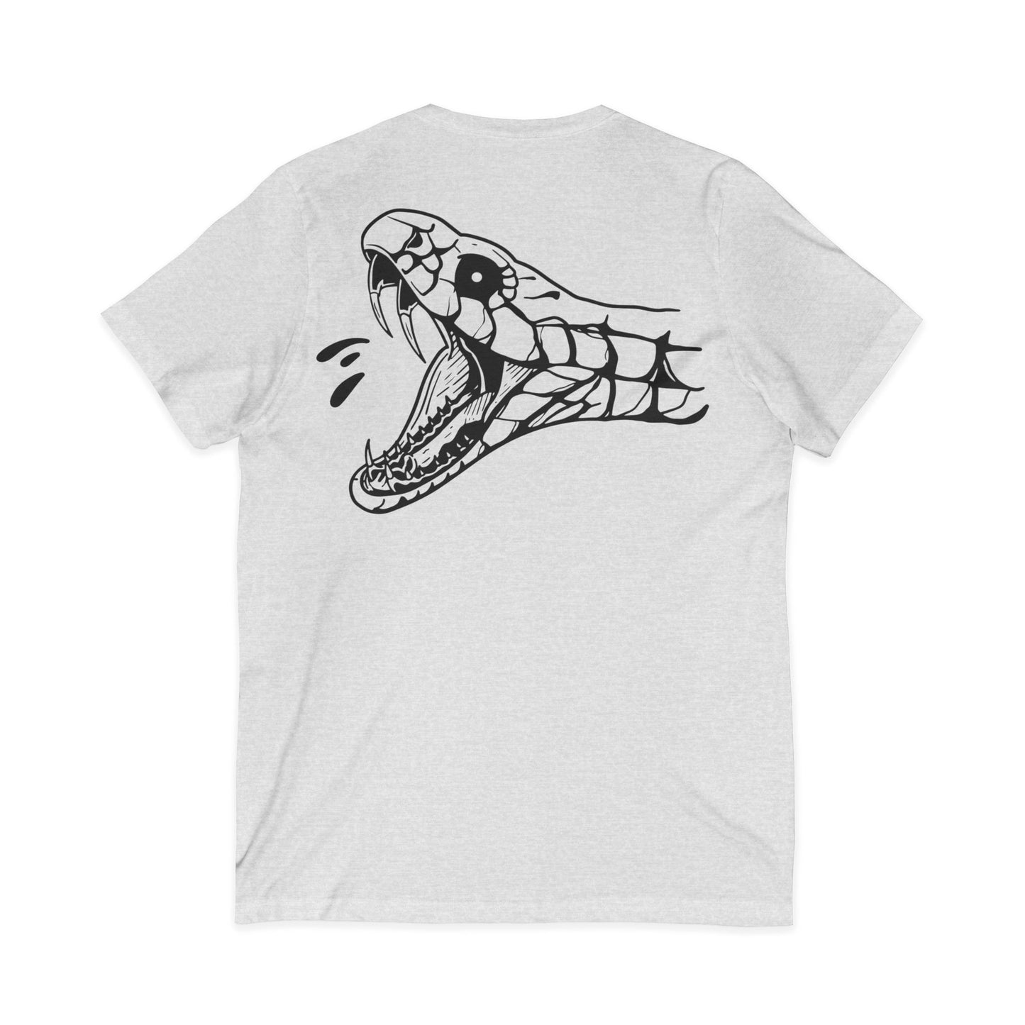 Men's 'Snake Head' V-Neck T-Shirt