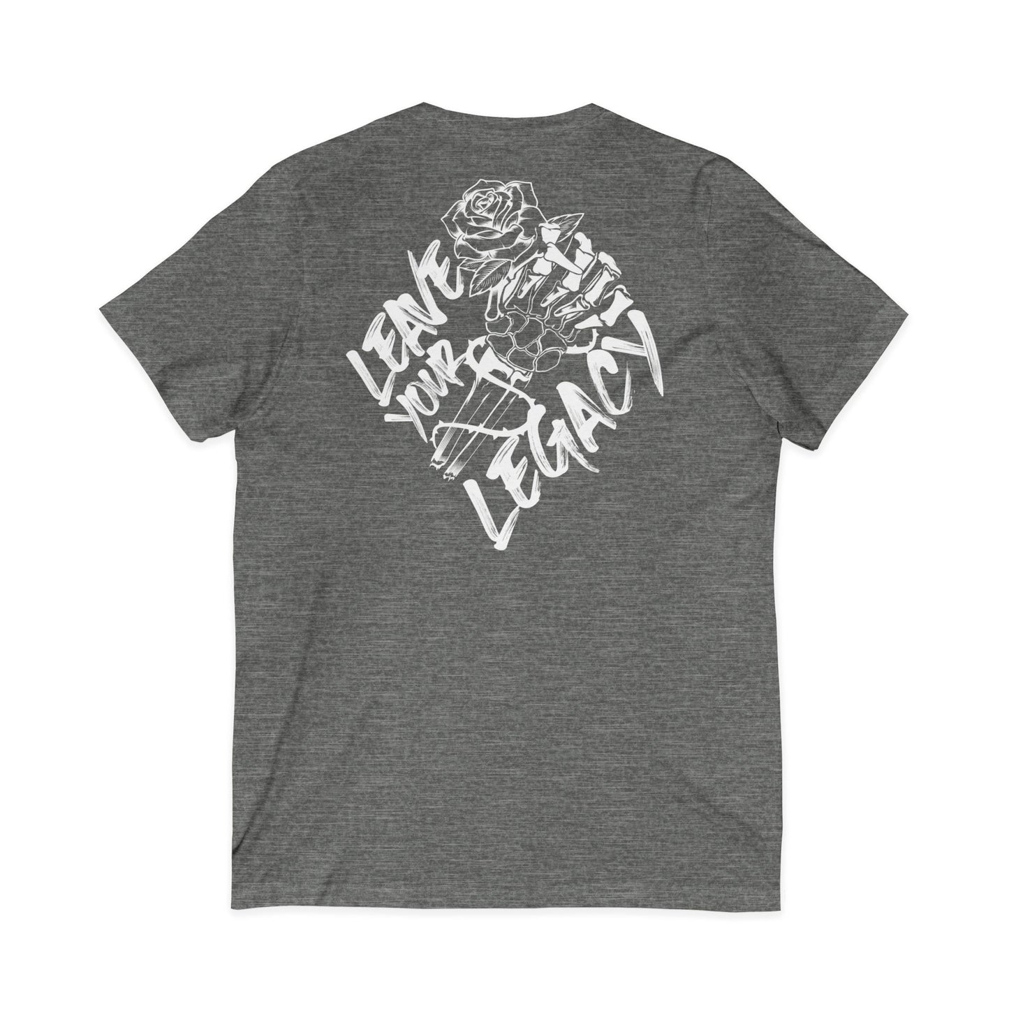 Men's 'Skull Hand' V-Neck T-Shirt