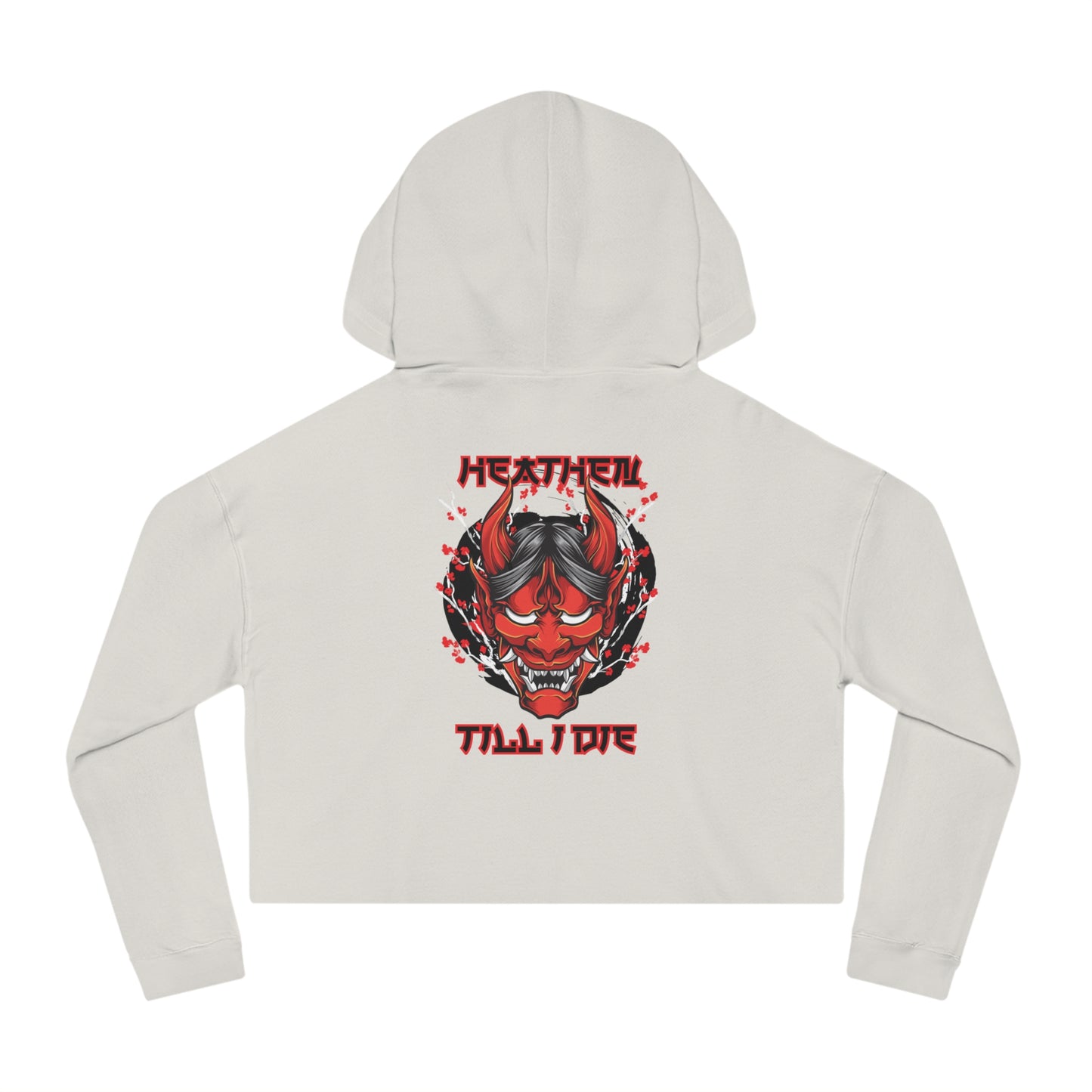 Women's 'Heathen' Cropped Hoodie