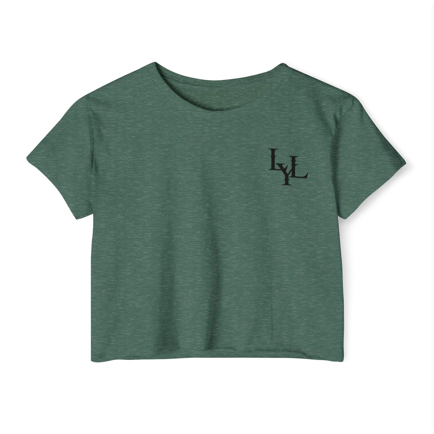 Women's 'Block LyL' Crop Top