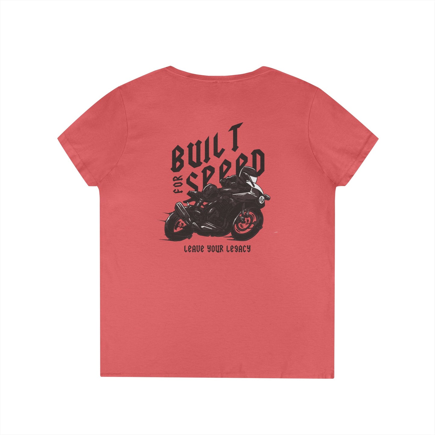 Women's 'Built For Speed' V-Neck T-Shirt