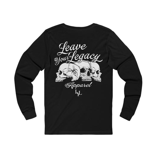 Unsex 'Distorted Skull' Long Sleeve