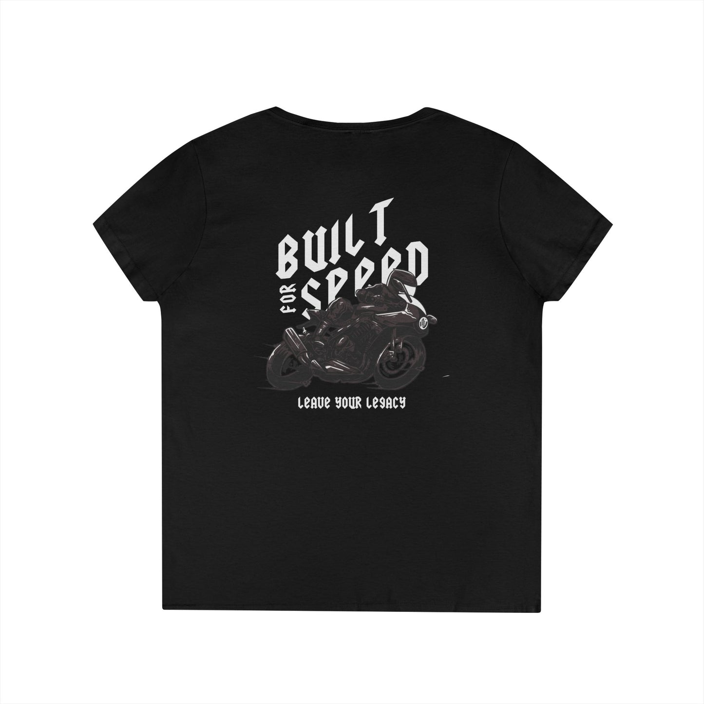 Women's 'Built For Speed' V-Neck T-Shirt