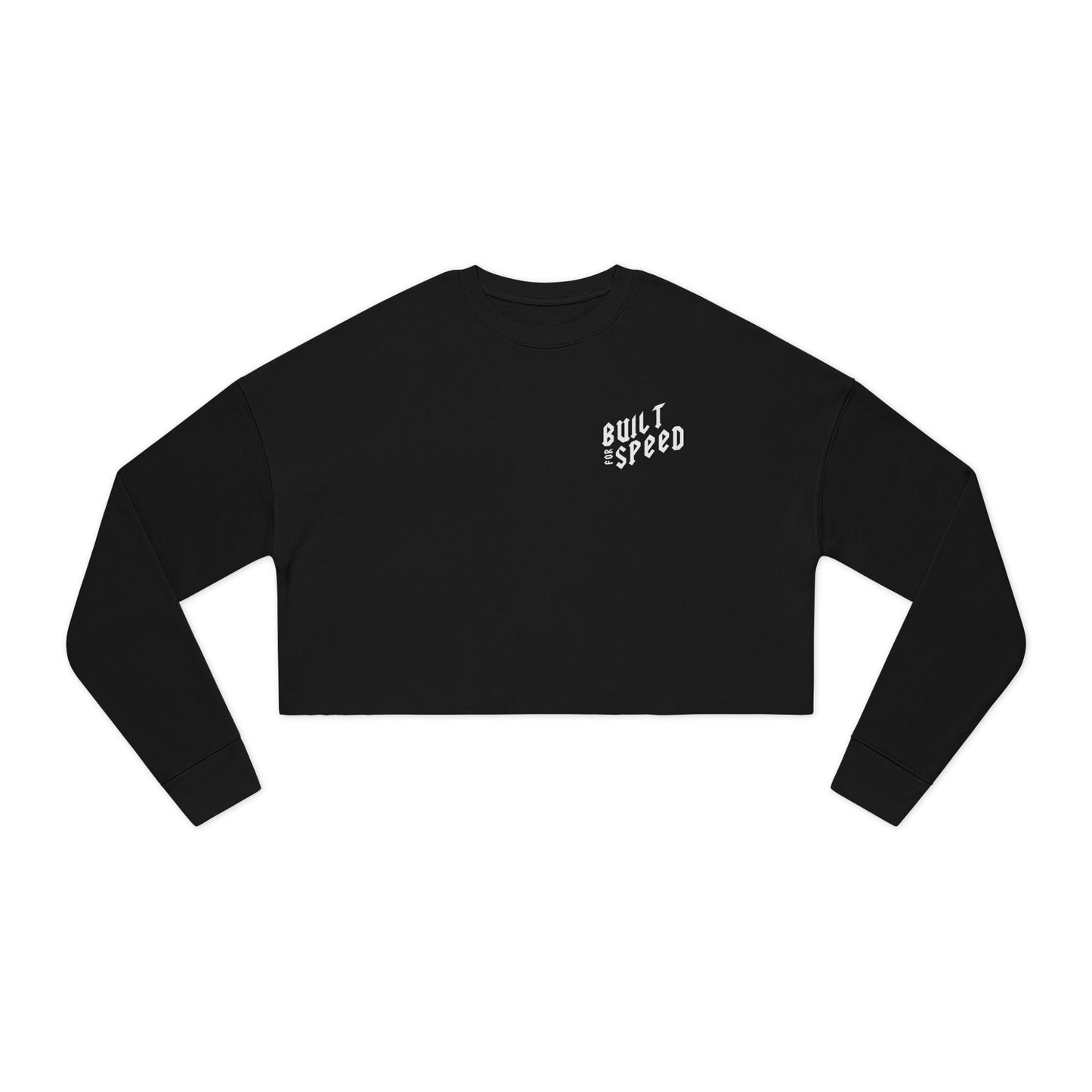 Women's 'Built For Speed' Cropped Sweatshirt