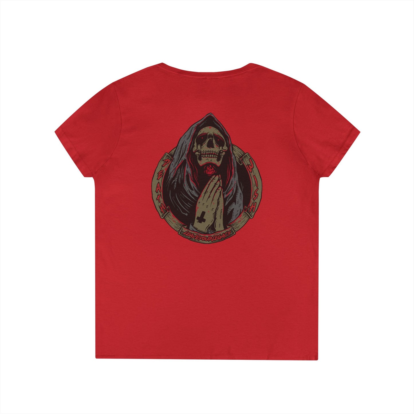 Women's 'Death Wish' V-Neck T-Shirt