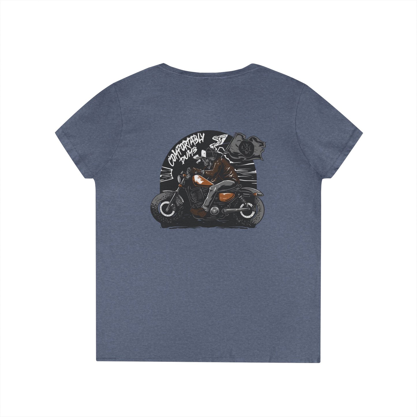 Women's 'Comfortably Dumb' V-Neck T-Shirt