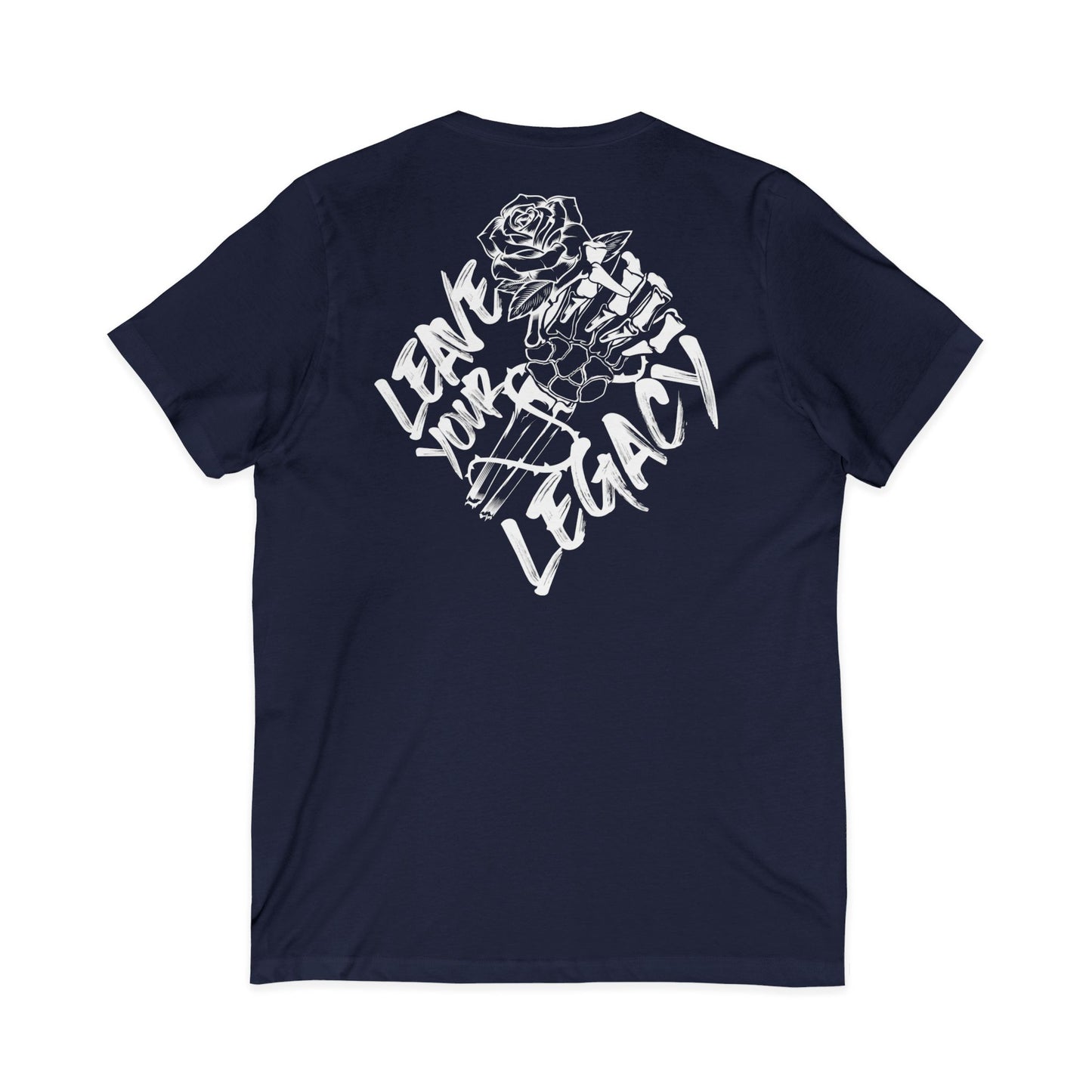 Men's 'Skull Hand' V-Neck T-Shirt