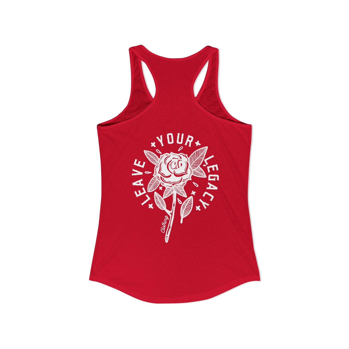 Women's 'Rose Stem' Racerback Tank