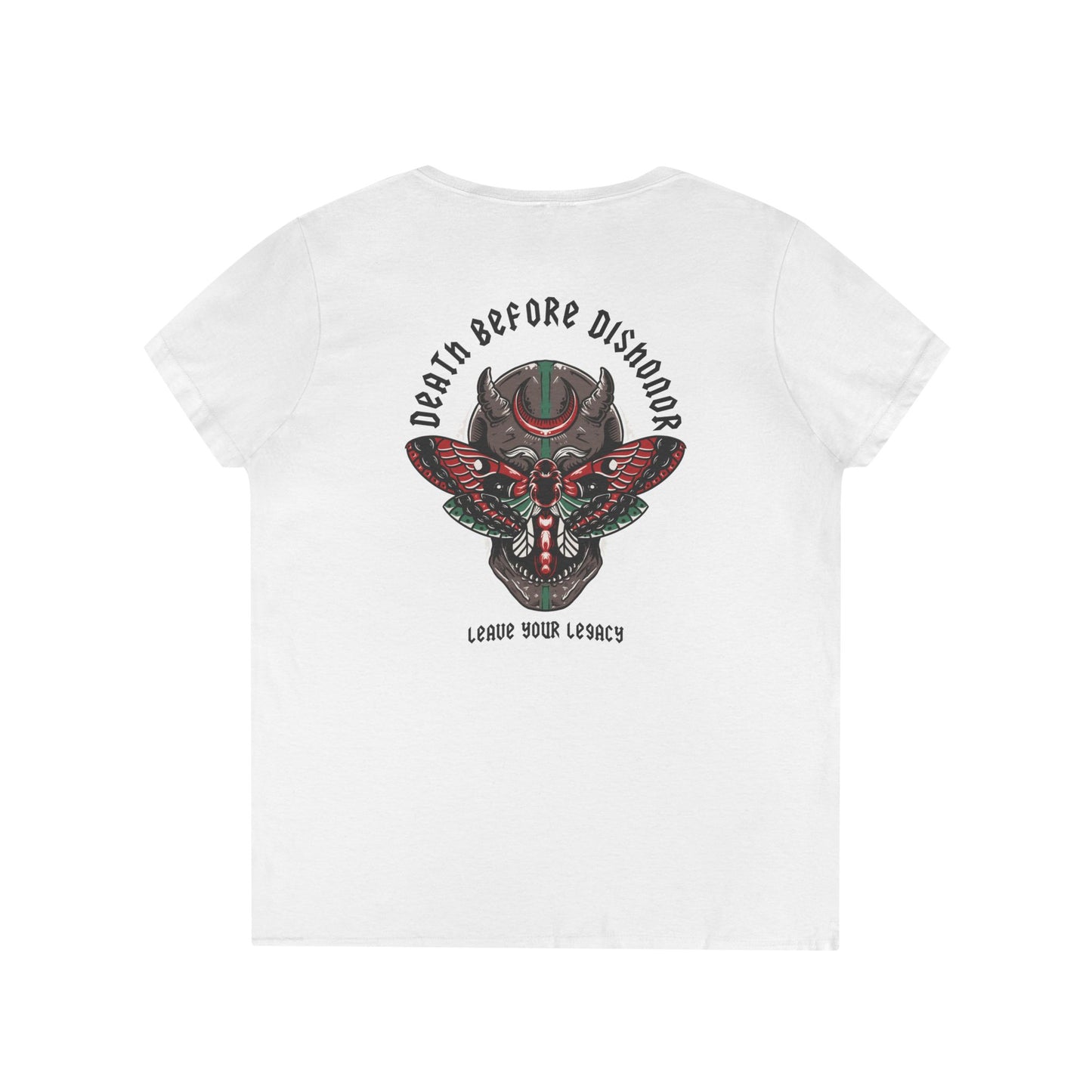Women's 'Death Before Dishonor' V-Neck T-Shirt