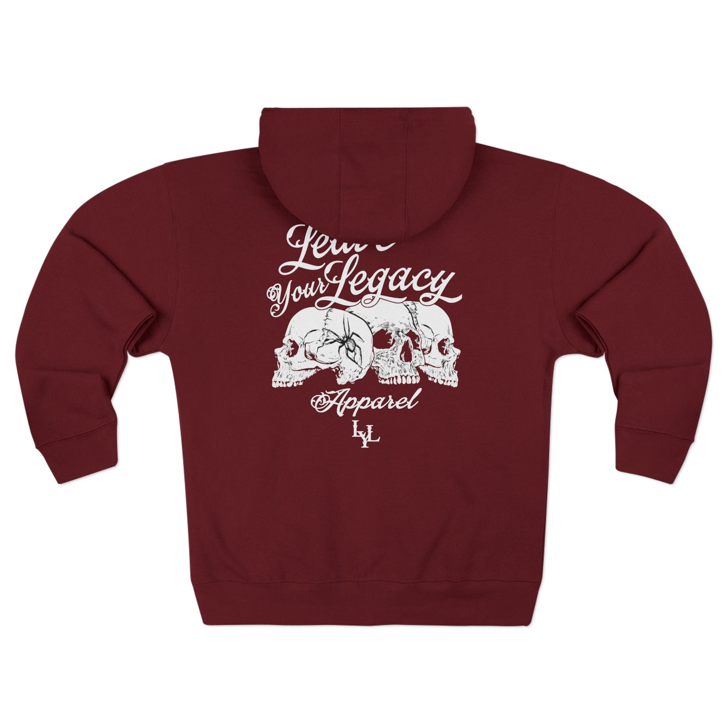 Unisex 'Distorted Skull' Zip Hoodies