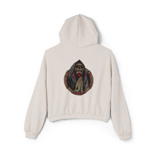 Women's 'Death Wish' Cinched Bottom Hoodie