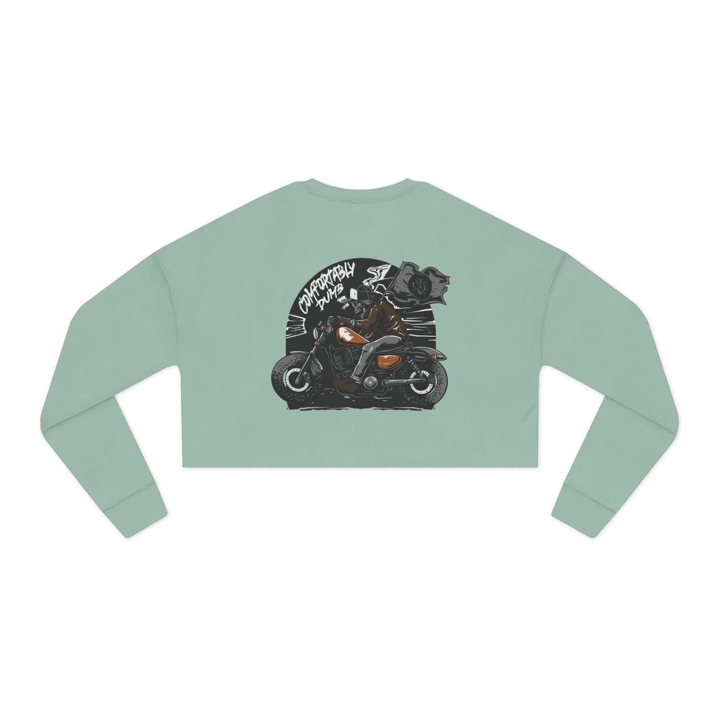 Women's 'Comfortably Dumb' Cropped Sweatshirt