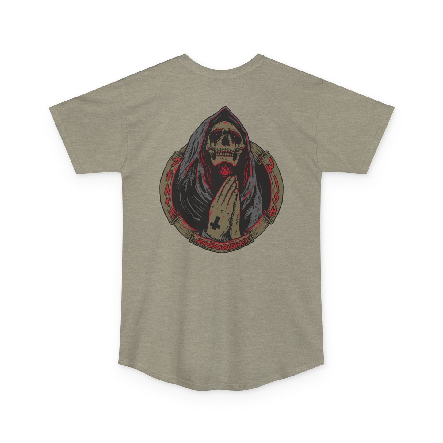 Men's 'Death Wish' Super Long Body Tee