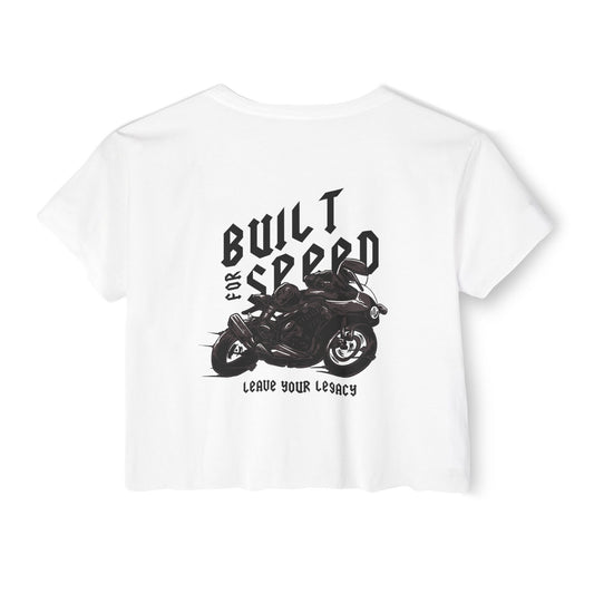 Women's 'Built For Speed' Crop Top