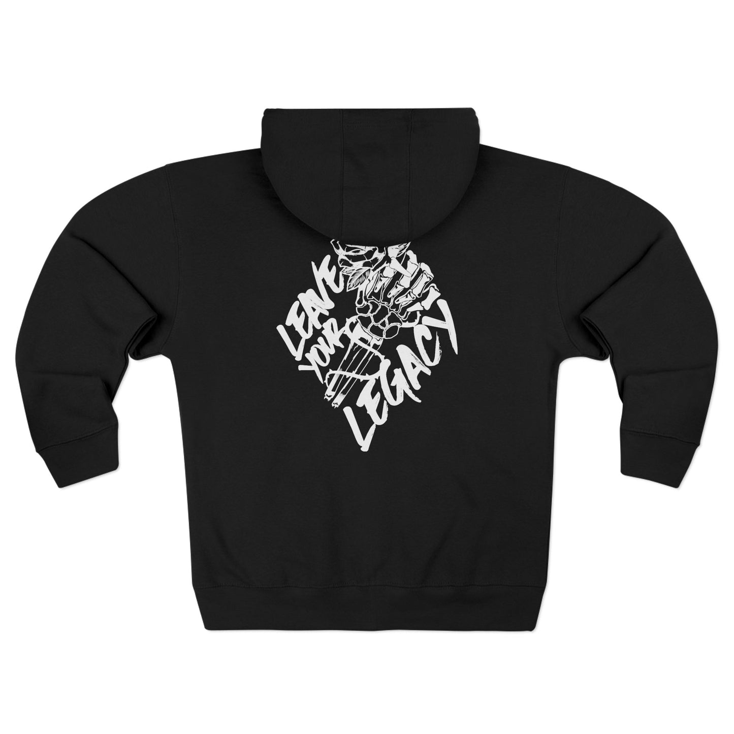Unisex 'Skull Hand' Zip Hoodies