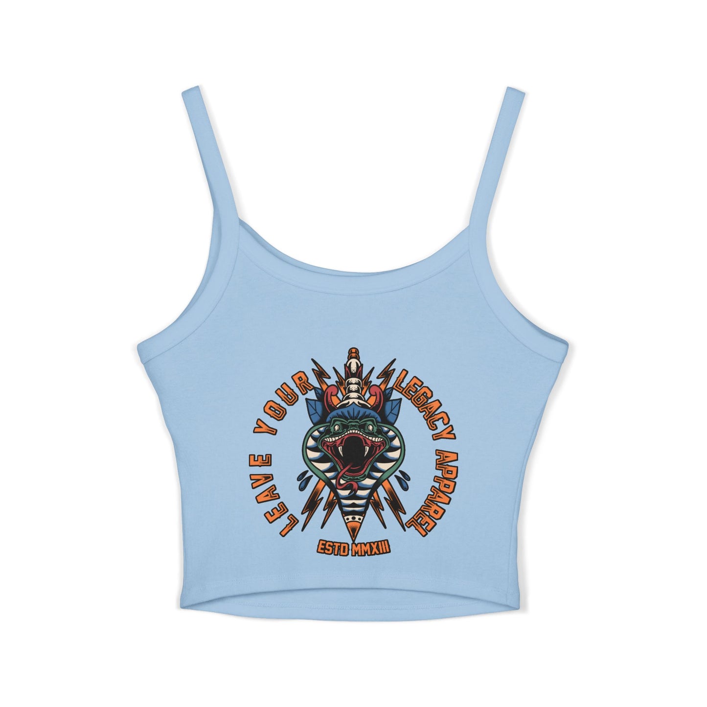Women's 'Traditional Snake' Spaghetti Strap Tank