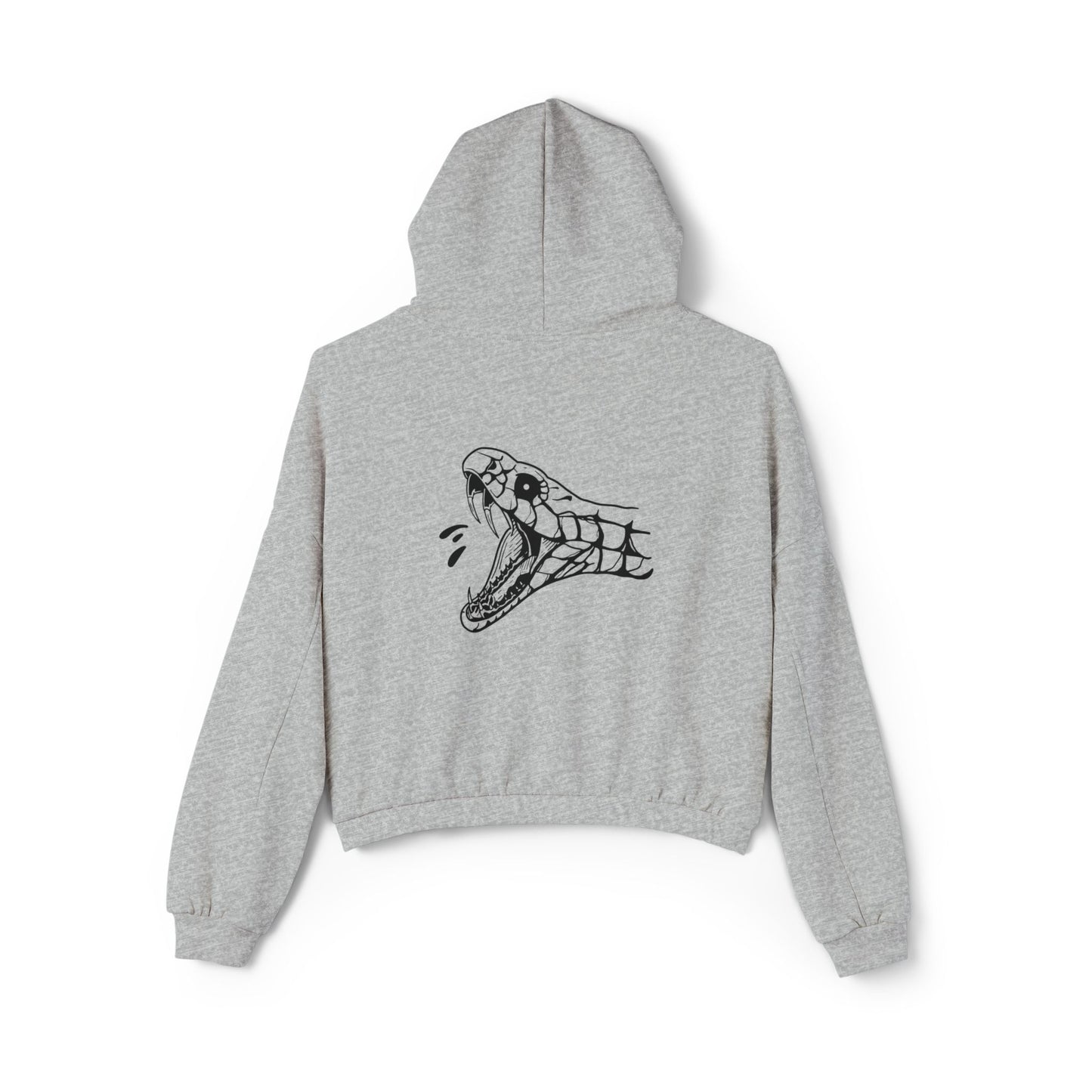 Women's 'Snake Head' Cinched Bottom Hoodie