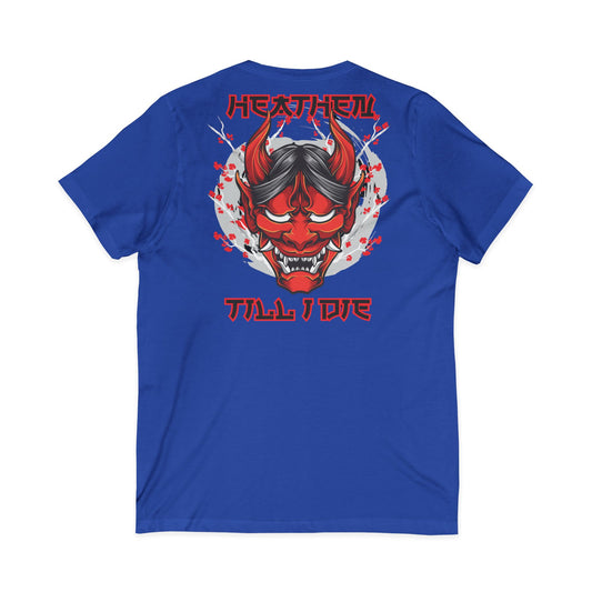 Men's 'Heathen' V-Neck T-Shirt