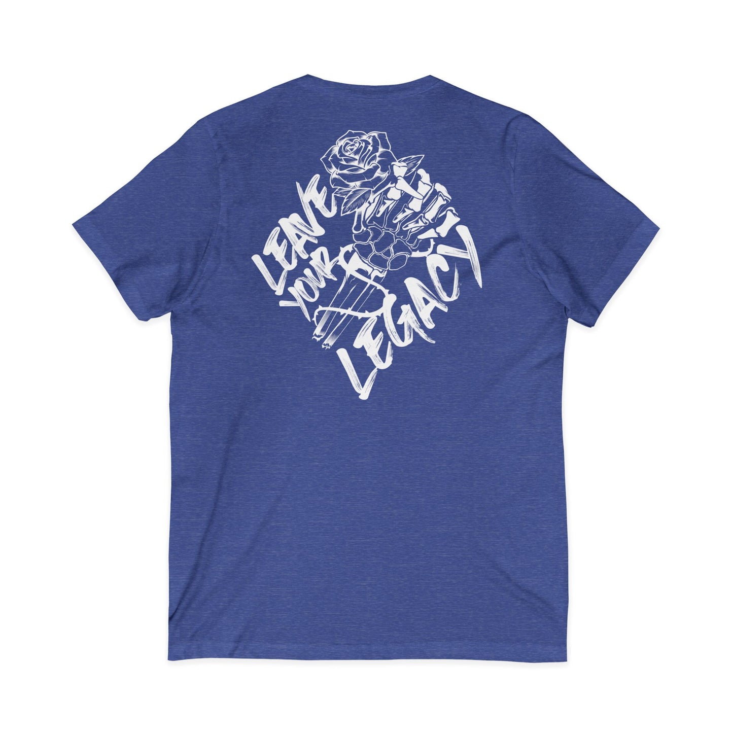 Men's 'Skull Hand' V-Neck T-Shirt