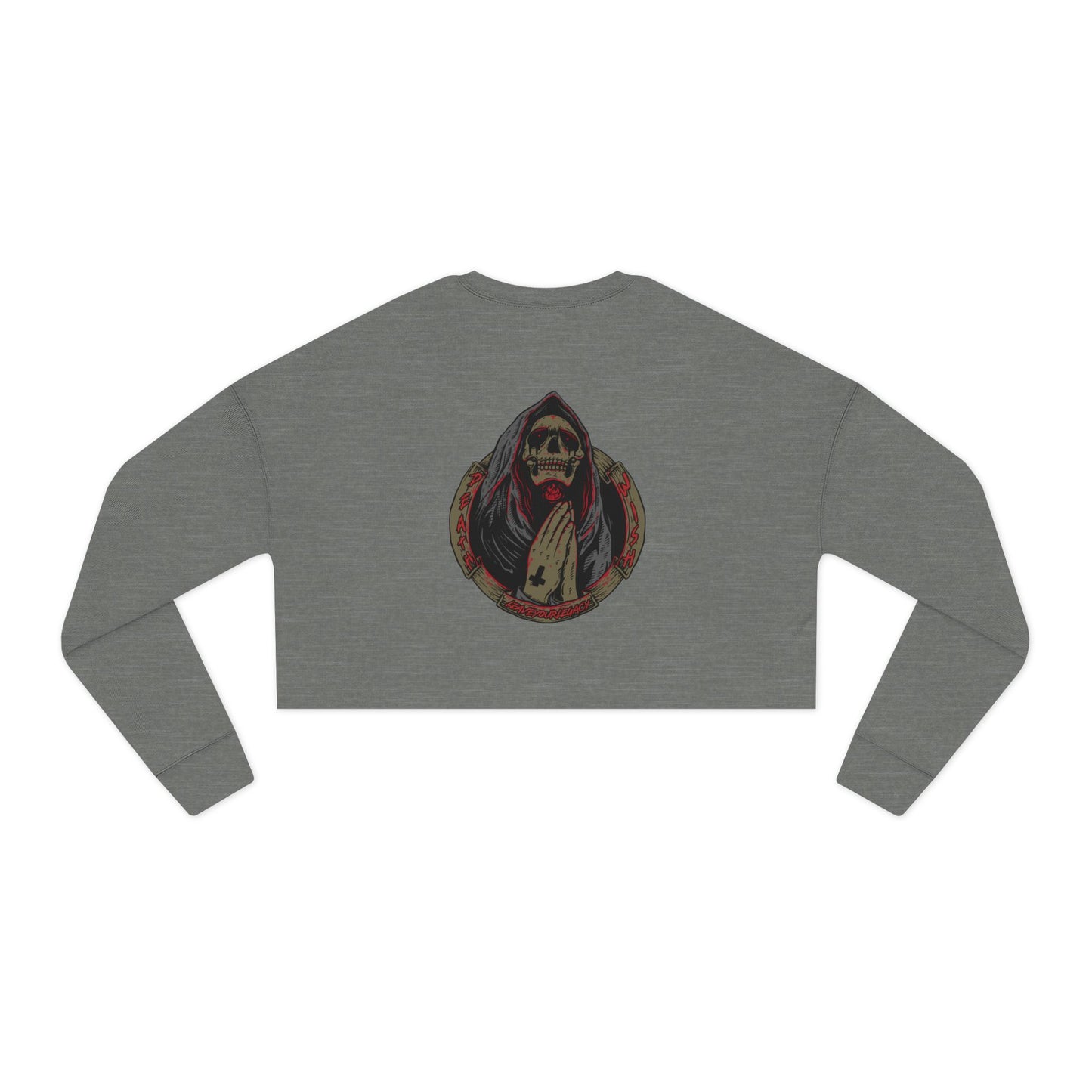 Women's 'Death Wish' Cropped Sweatshirt