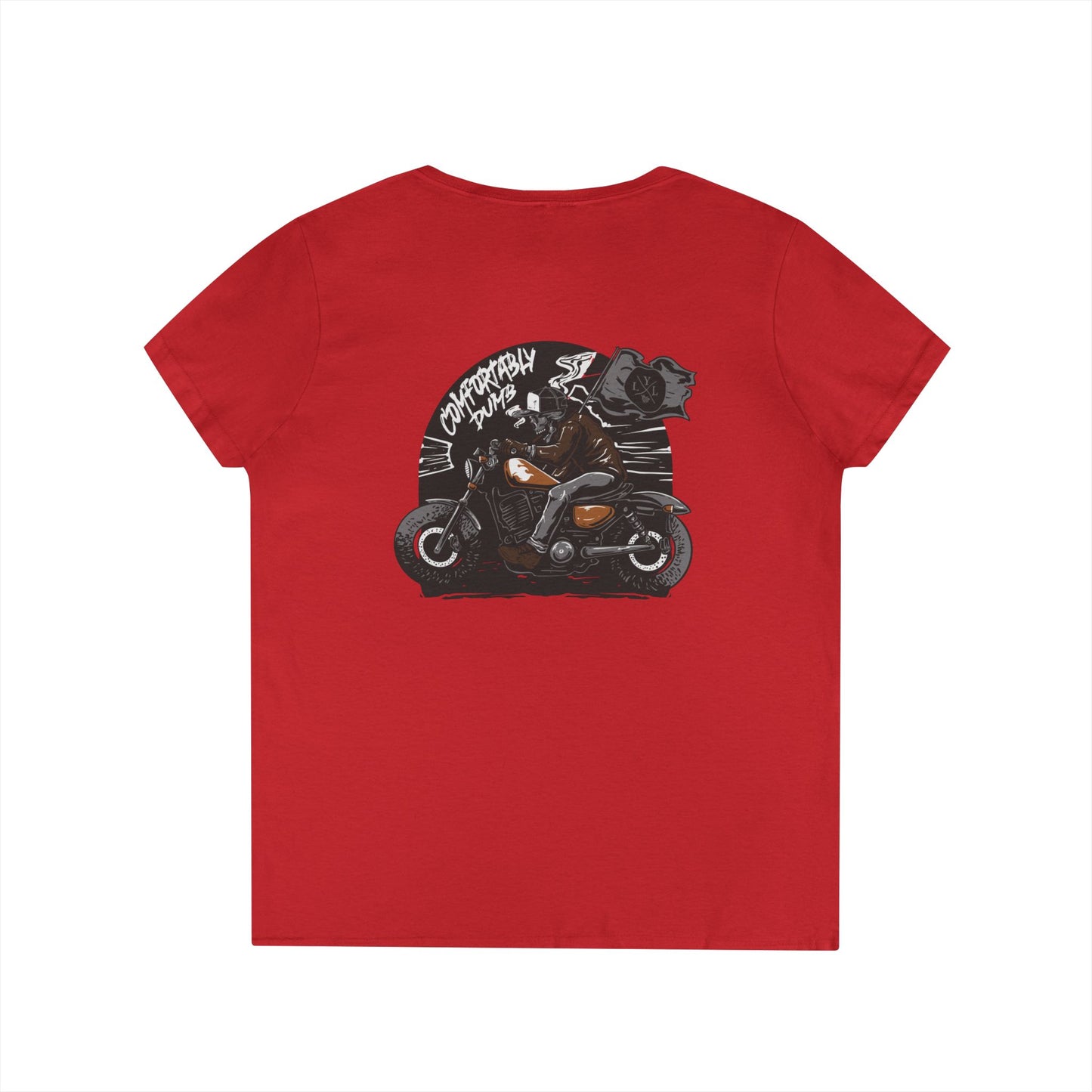 Women's 'Comfortably Dumb' V-Neck T-Shirt