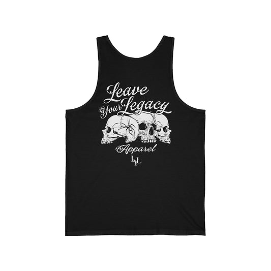Men's 'Distorted Skull' Tank Top