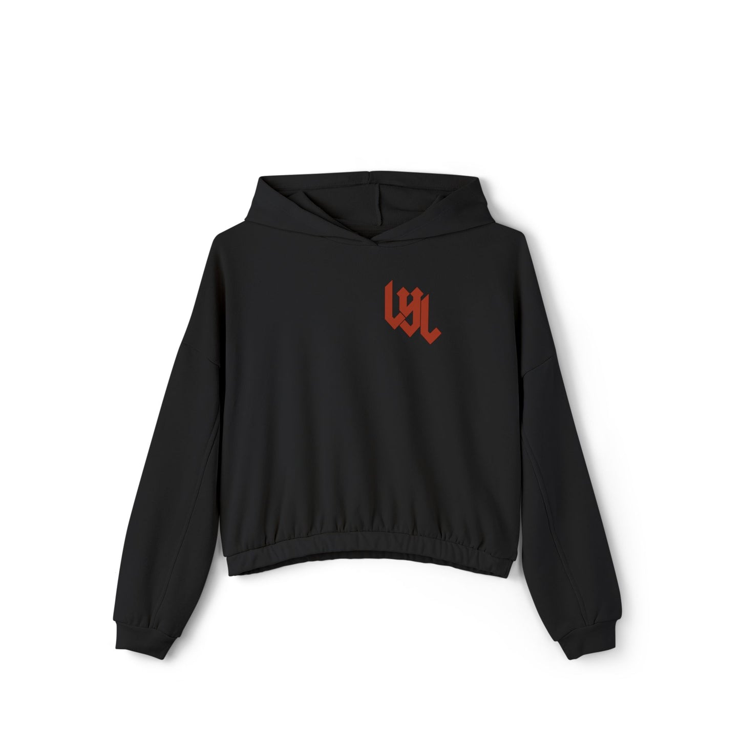 Women's 'Death Before Dishonor' Cinched Bottom Hoodie