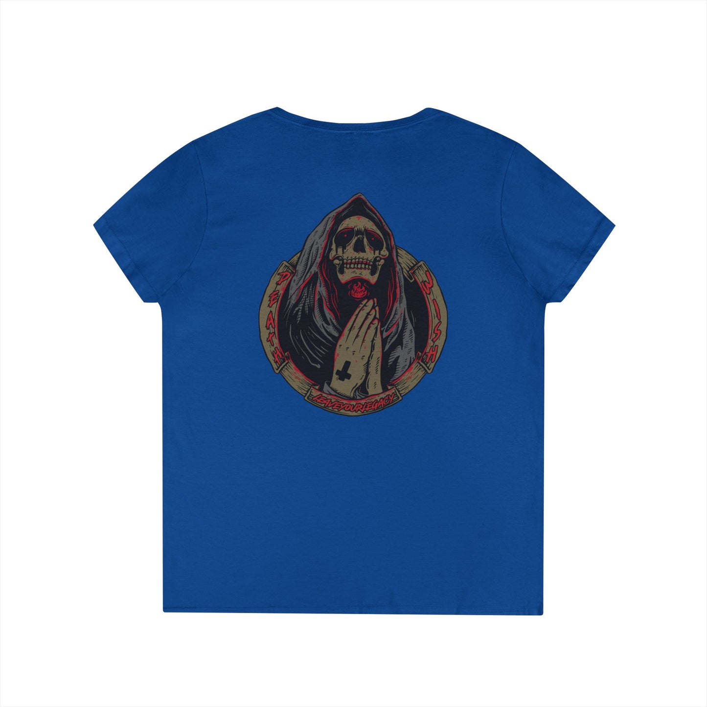 Women's 'Death Wish' V-Neck T-Shirt