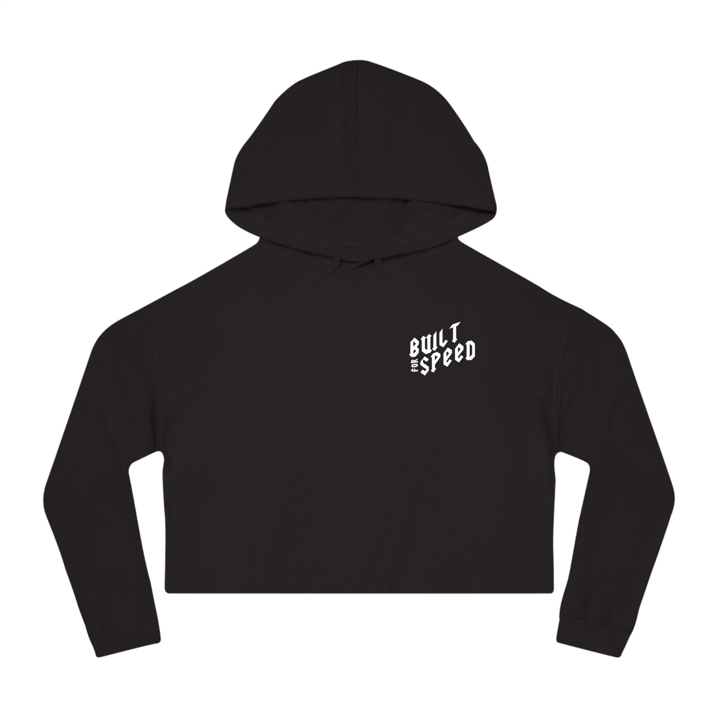 Women's 'Built For Speed' Cropped Hoodie