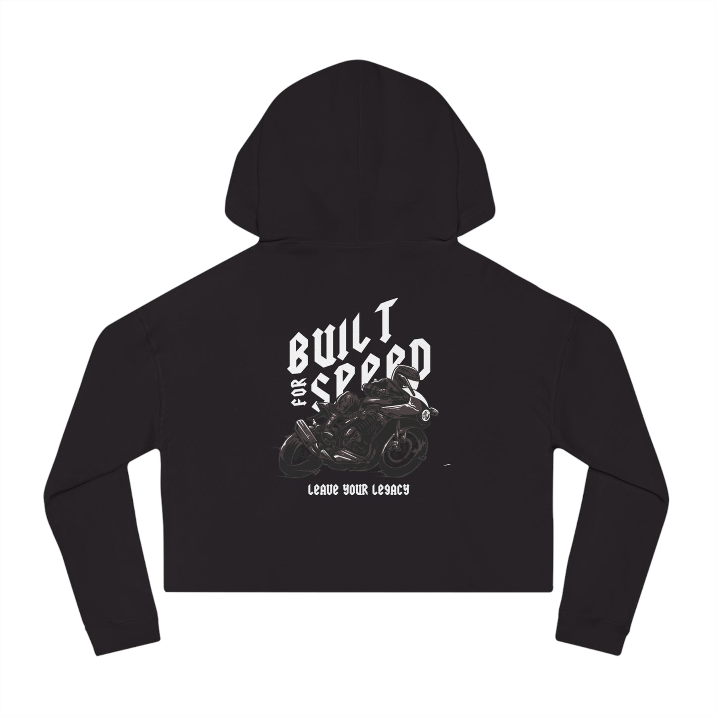 Women's 'Built For Speed' Cropped Hoodie