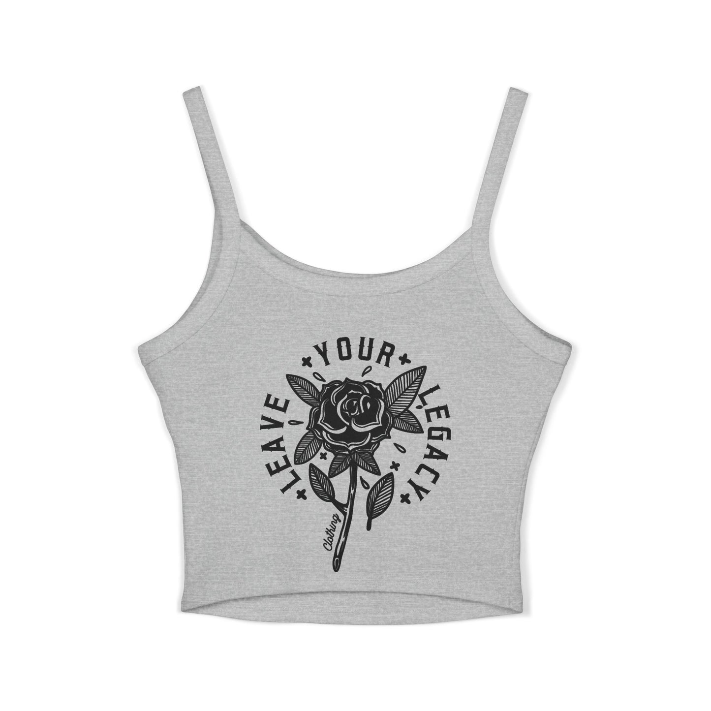 Women's 'Rose Stem' Spaghetti Strap Tank