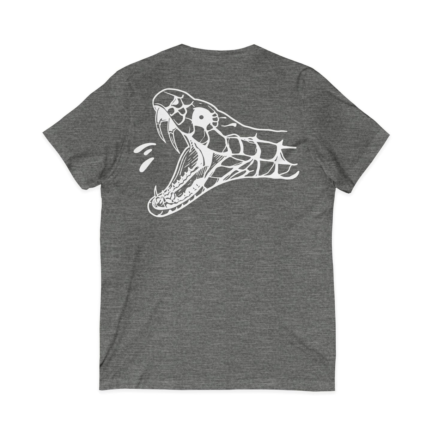 Men's 'Snake Head' V-Neck T-Shirt