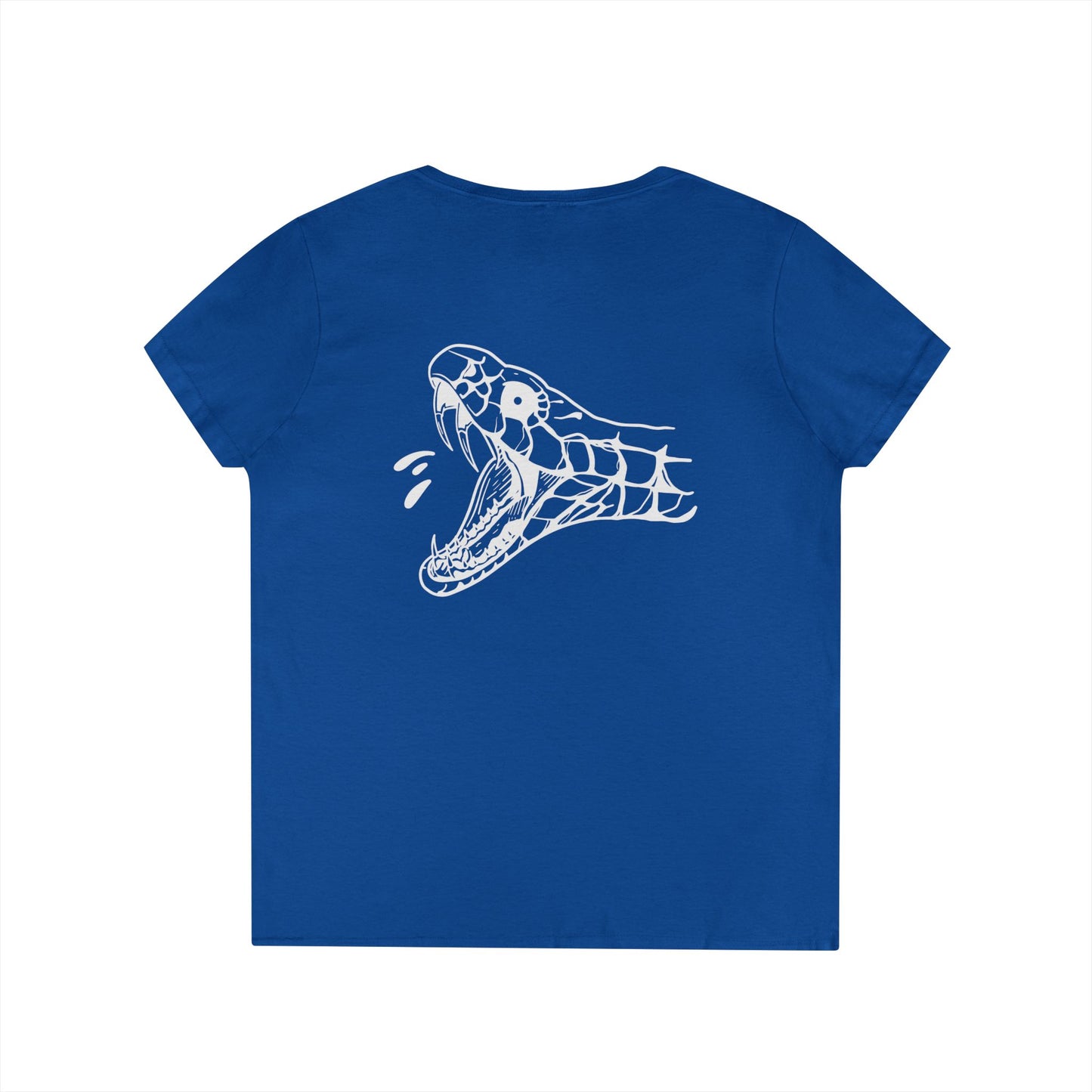 Women's 'Snake Head' V-Neck T-Shirt