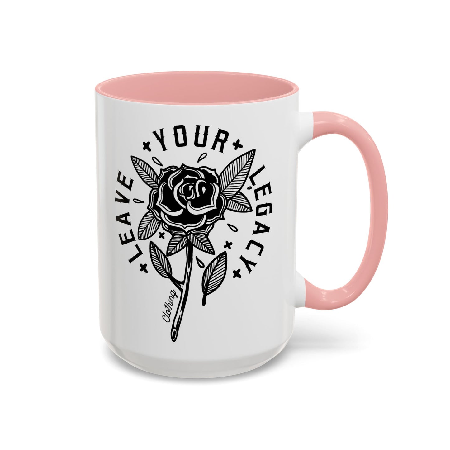 'Rose Stem' 15oz Accent Coffee Mug
