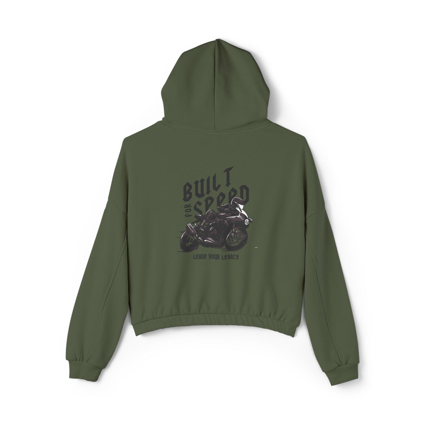Women's 'Built For Speed' Cinched Bottom Hoodie