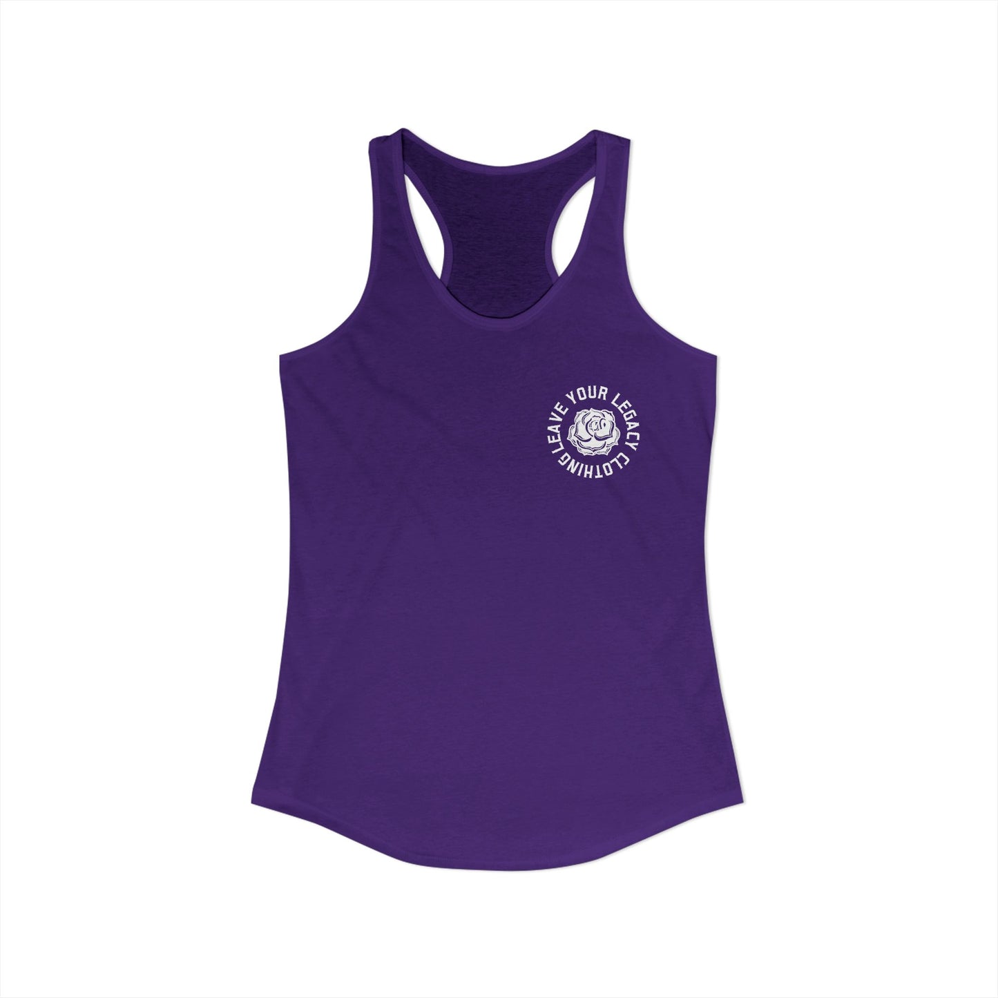 Women's 'Rose Stem' Racerback Tank