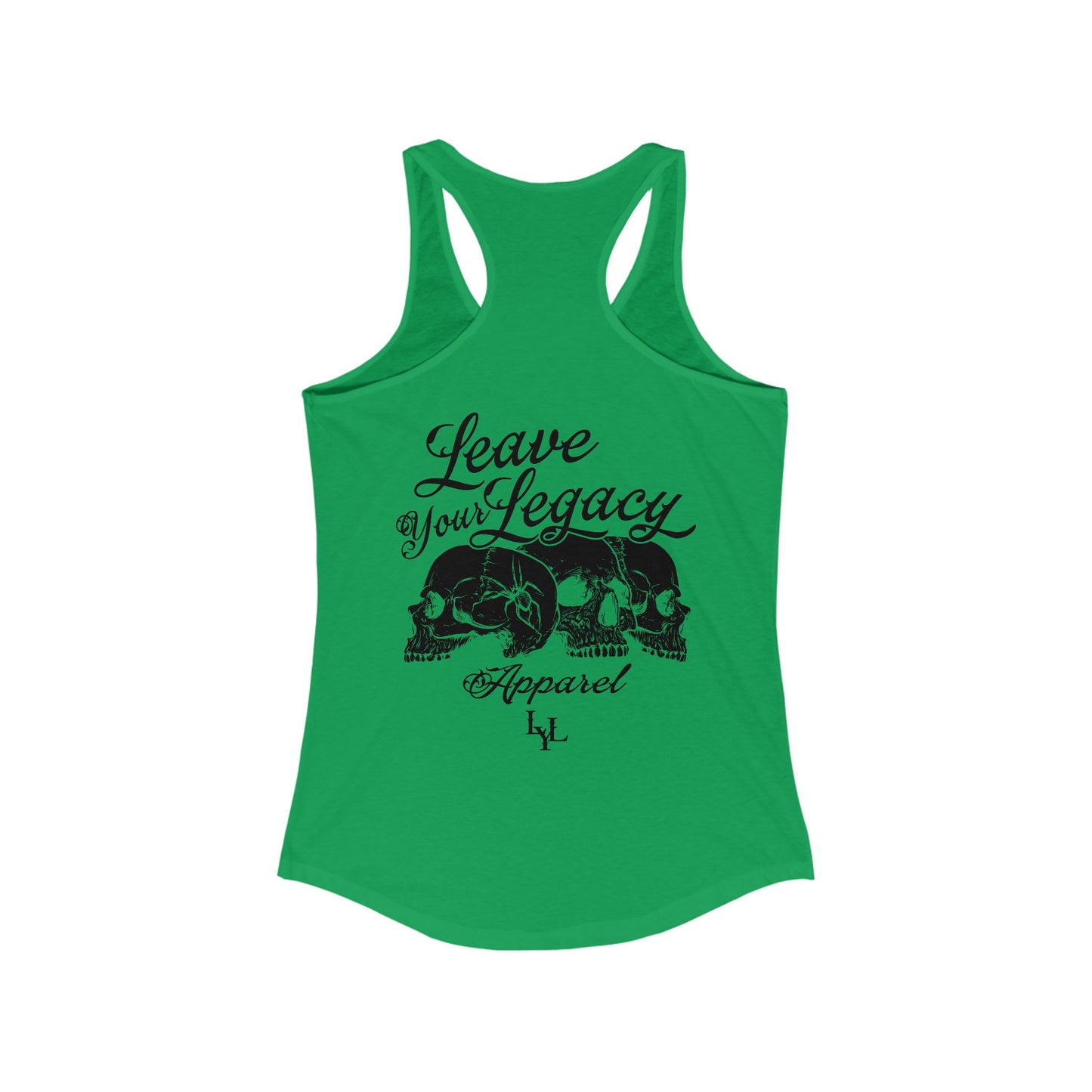 Women's 'Distorted Skull' Racerback Tank