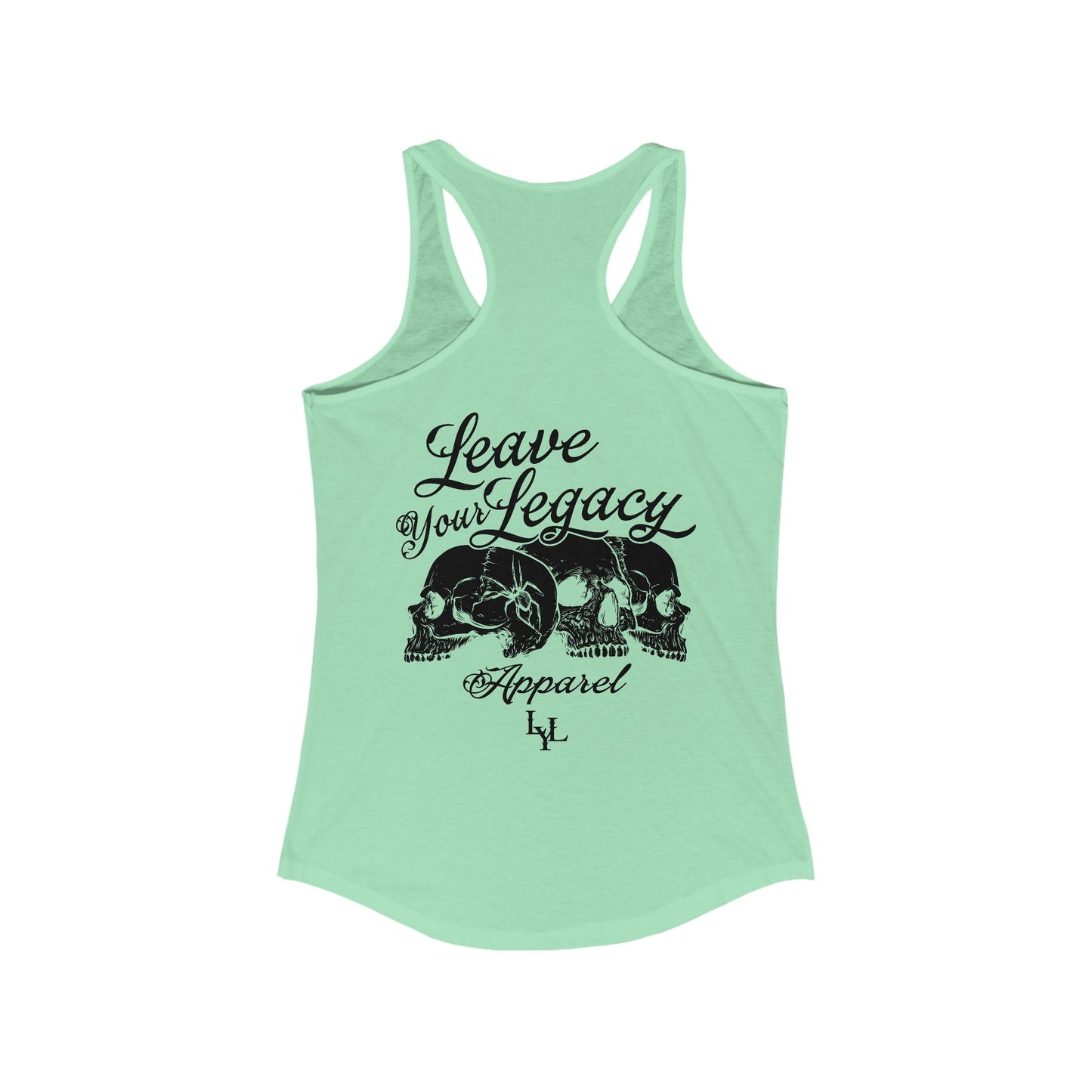Women's 'Distorted Skull' Racerback Tank