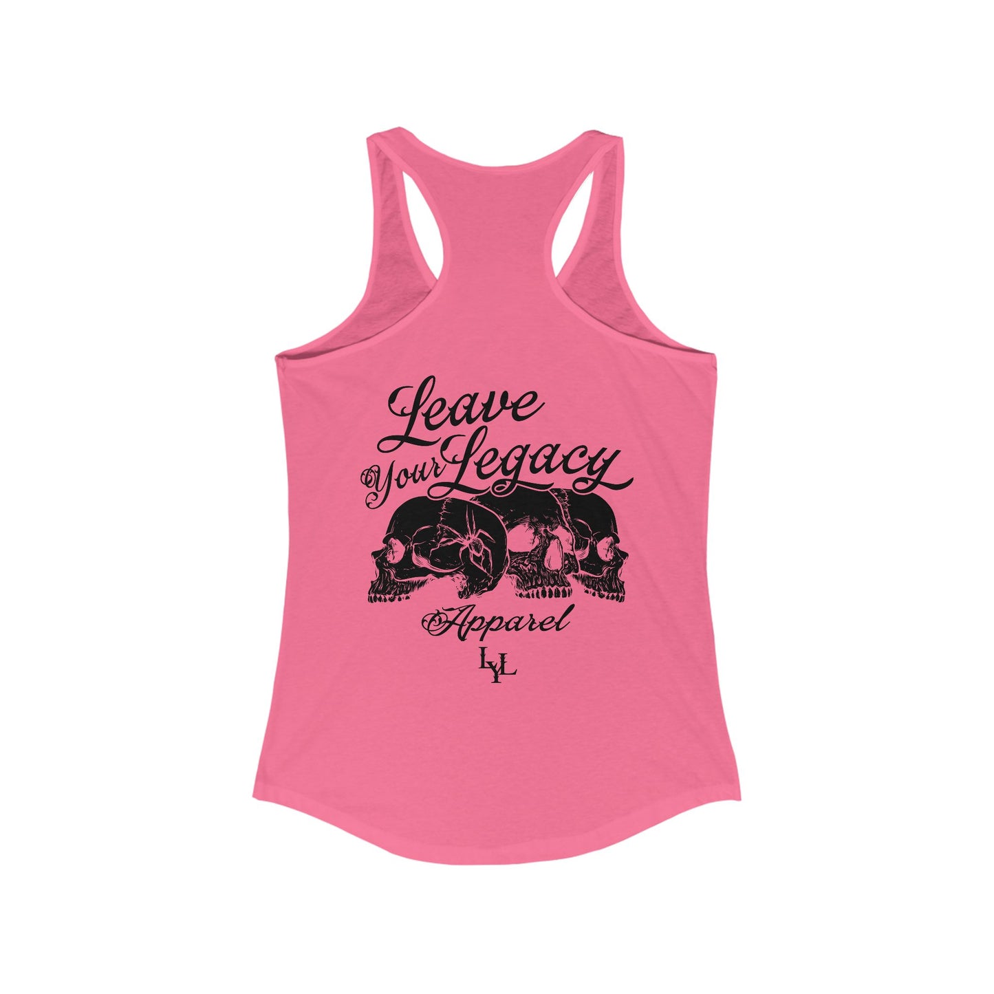 Women's 'Distorted Skull' Racerback Tank
