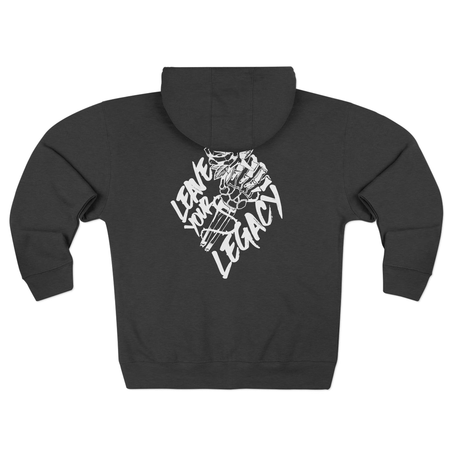 Unisex 'Skull Hand' Zip Hoodies