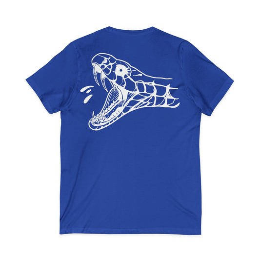 Men's 'Snake Head' V-Neck T-Shirt