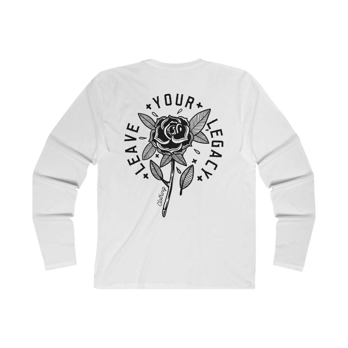Men's 'Rose Stem' Light Weight Long Sleeve