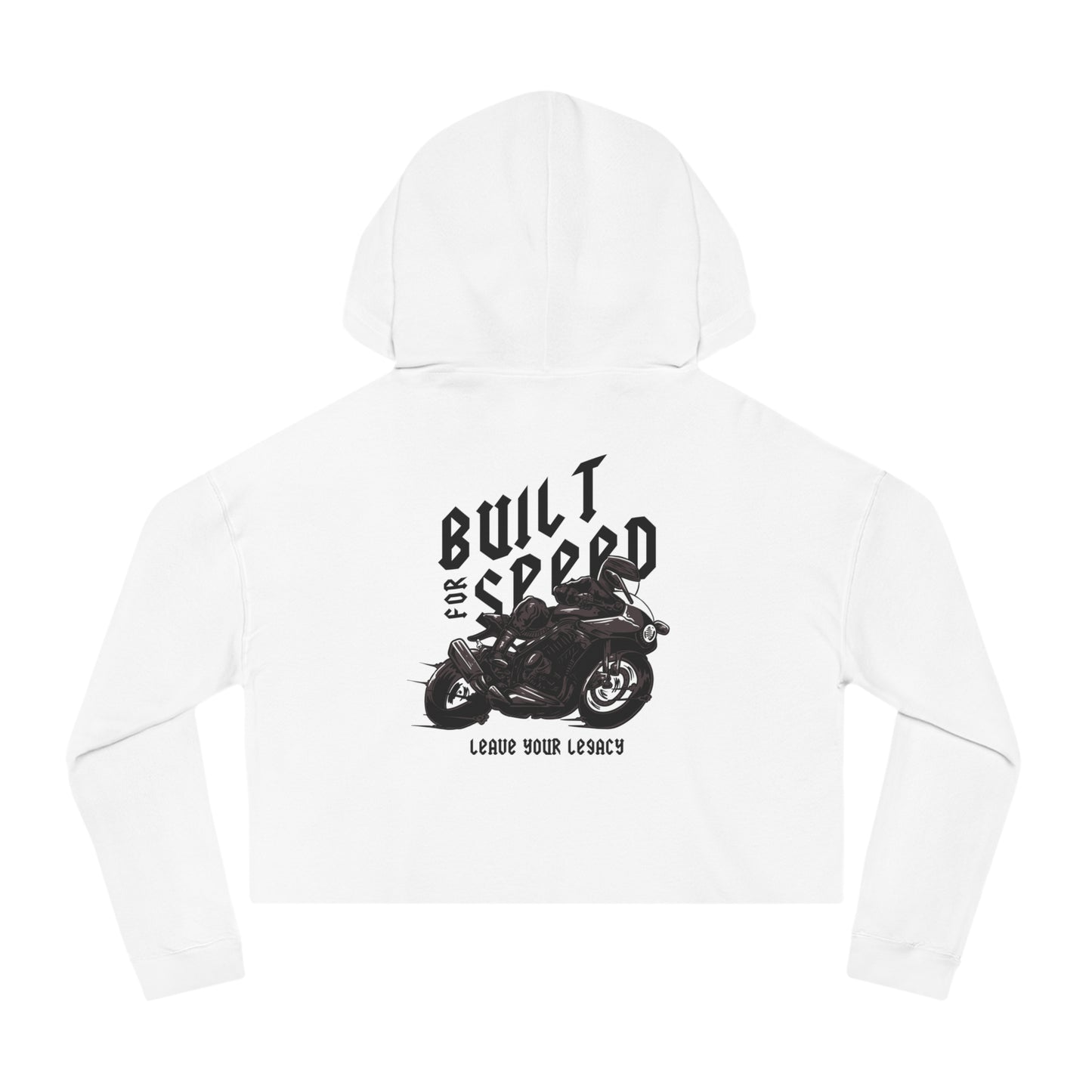 Women's 'Built For Speed' Cropped Hoodie